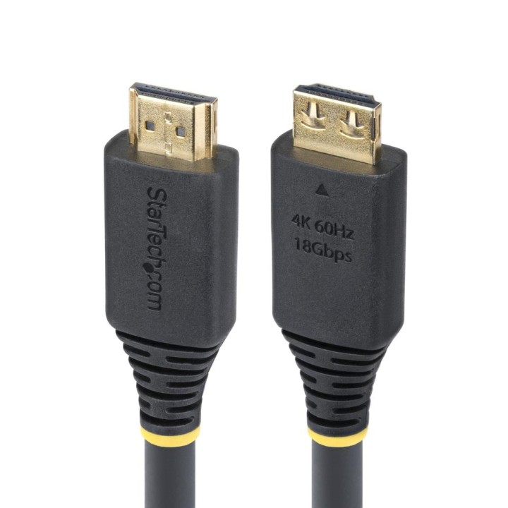 Cable hdmi 4k con agarre startech 7m - macho - macho - negro