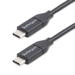Cable usb tipo c startech 0.5m - macho - macho - negro