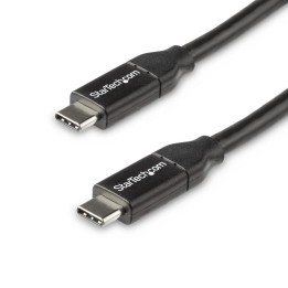 Cable usb tipo c startech 0.5m - macho - macho - negro