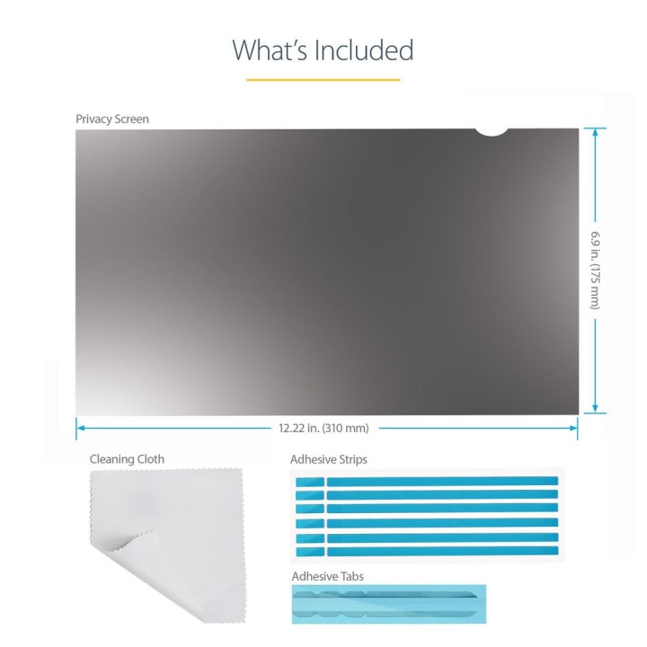 Filtro de privacidad startech para portatil 14 pulgadas