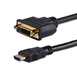 Cable hdmi a dvi - d startech 0.20m - macho - hembra - negro