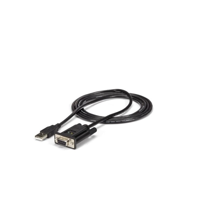 Cable usb tipo a a rs232 db9 startech 1.8m - macho - hembra - negro