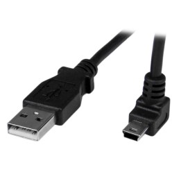 Cable usb tipo a a mini usb tipo b startech 1m - macho - macho - negro