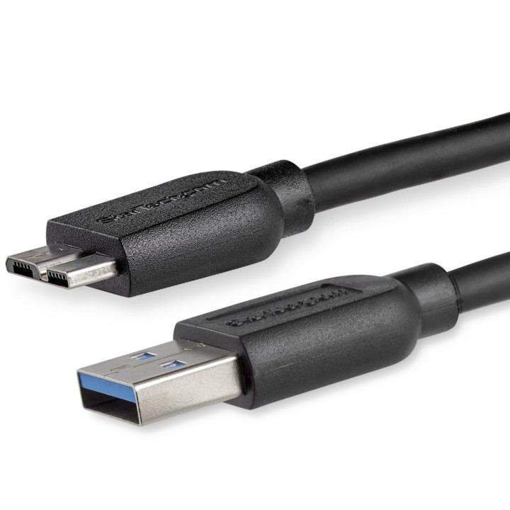 Cable usb tipo a a micro usb tipo b startech 2m - macho - macho - negro