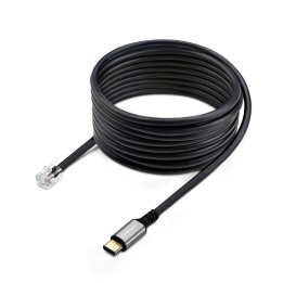 Cable usb tipo c a rj9 startech 1.8m