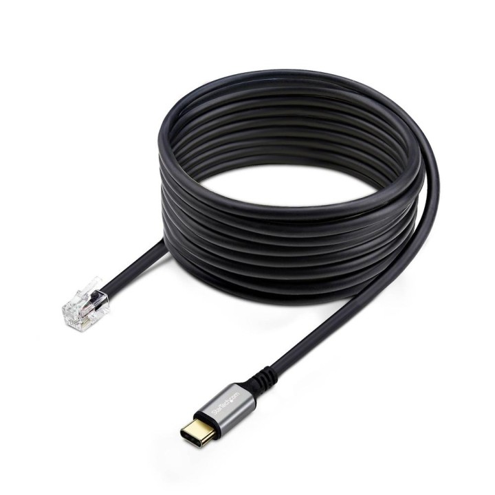 Cable usb tipo c a rj9 startech 1.8m