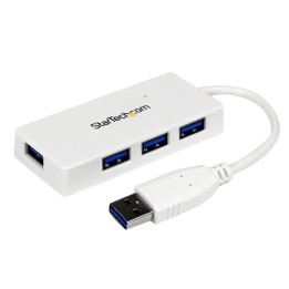 Hub startech usb tipo a 4 en 1 blanco
