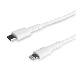 Cable lightning a usb tipo c startech 1m - macho - macho - blanco