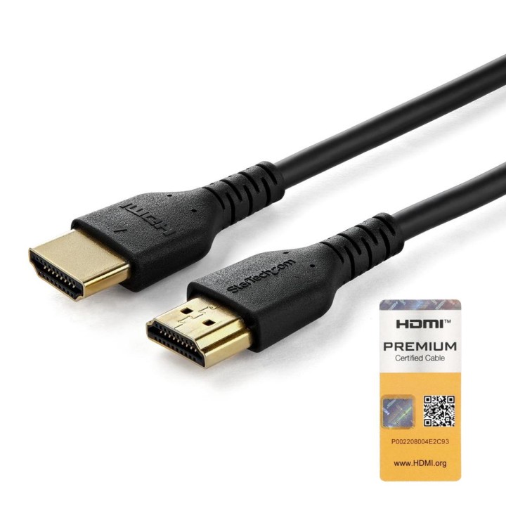 Cable hdmi 4k startech 2m - macho - macho - negro