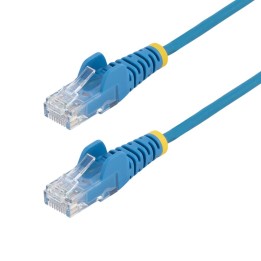 Cable de red startech latiguillo rj45 lszh utp cat6 2m azul