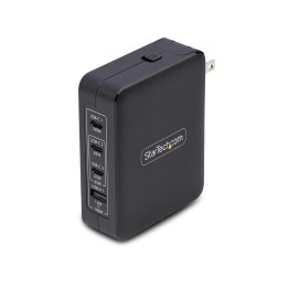 Cargador de pared para portatil gan startech 140w 4x usb tipo c