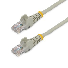 Cable de red startech latiguillo rj45 utp cat5e 10m gris