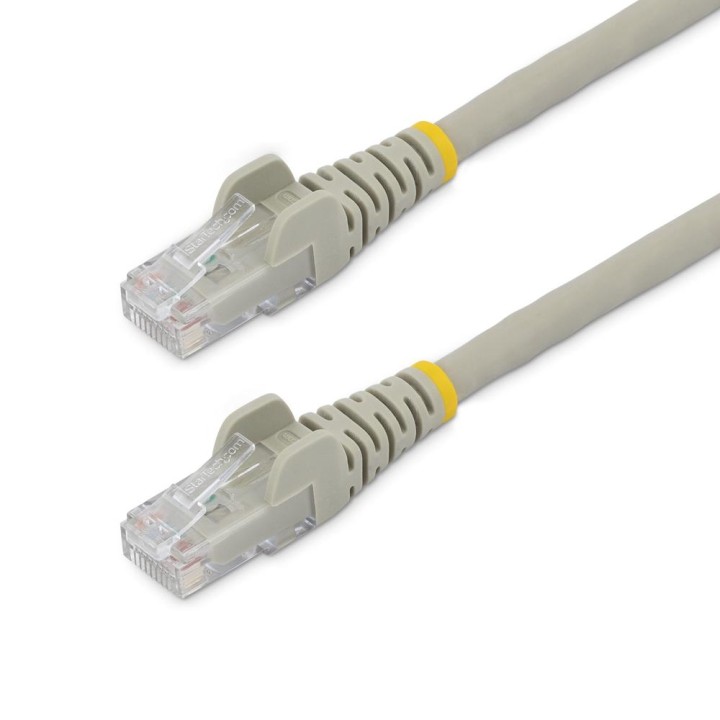 Cable de red startech latiguillo rj45 lszh u - utp cat6 0.5m gris