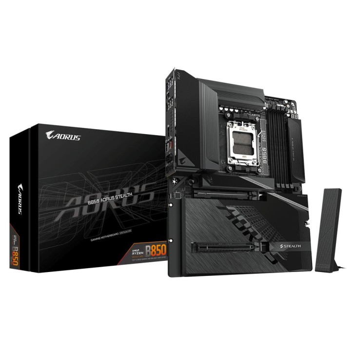 Placa base gigabyte b850 aorus stealth atx am5 - 4x ddr5 - 2x sata3