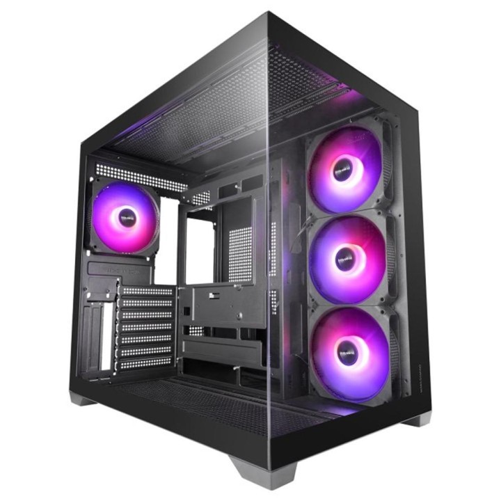 Caja ordenador mars gaming mcv5 atx argb cristal templado negra
