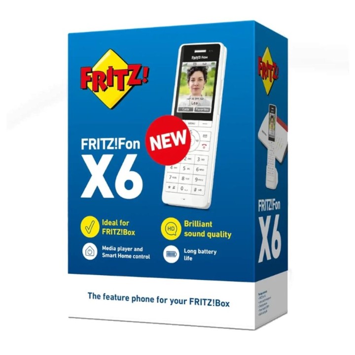Telefono fijo inalambrico fritz! fon x6 blanco