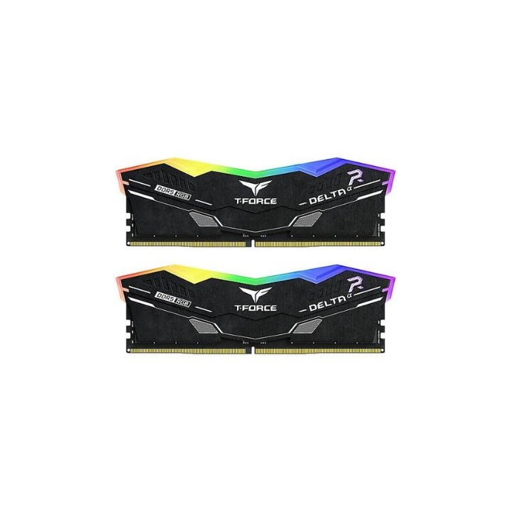 Memoria ram ddr5 32gb 2x16gb teamgroup delta - 6000mt - s - black rgb - cl30