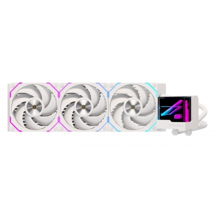 Kit refrigeracion liquida einarex vertex 360 rgb 3x 120mm blanco