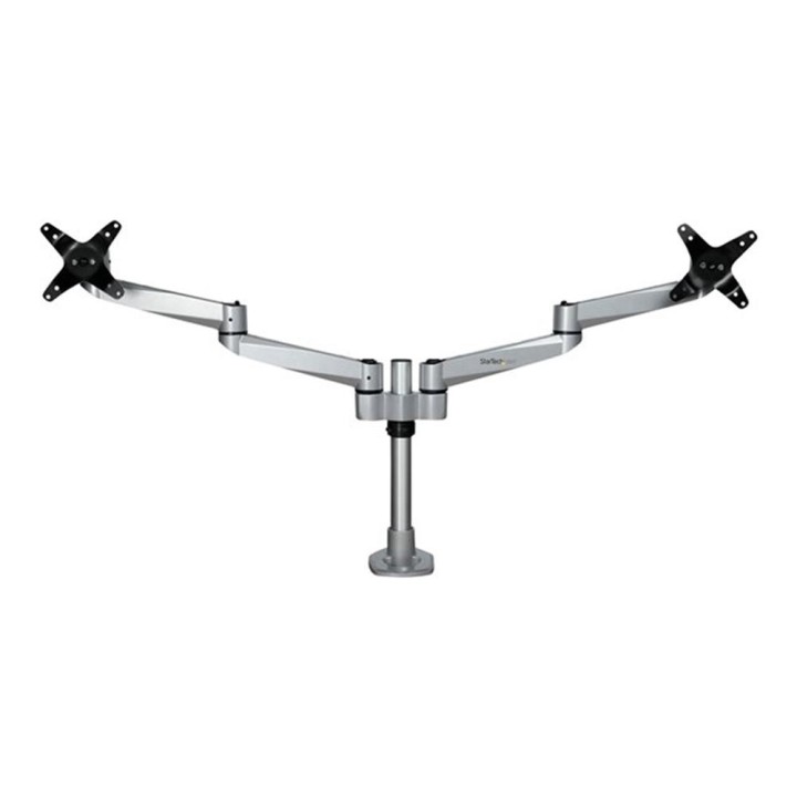 Soporte mesa startech vesa hasta 27 pulgadas 100x100mm max 20kg brazo doble
