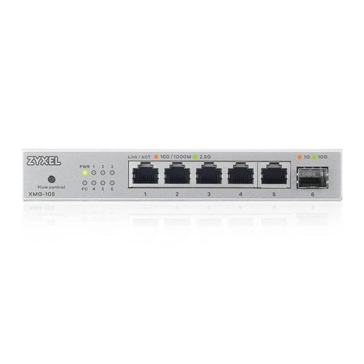 Switch zyxel xmg - 105 6 puertos