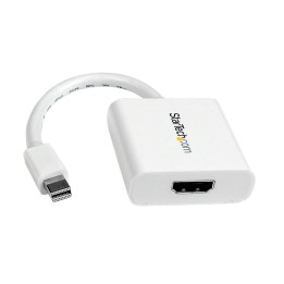 Adaptador mini dp a hdmi startech macho - hembra - blanco