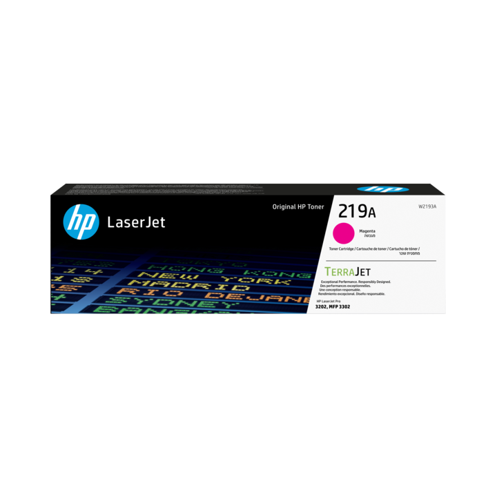 Toner hp 219a magenta original laserjet