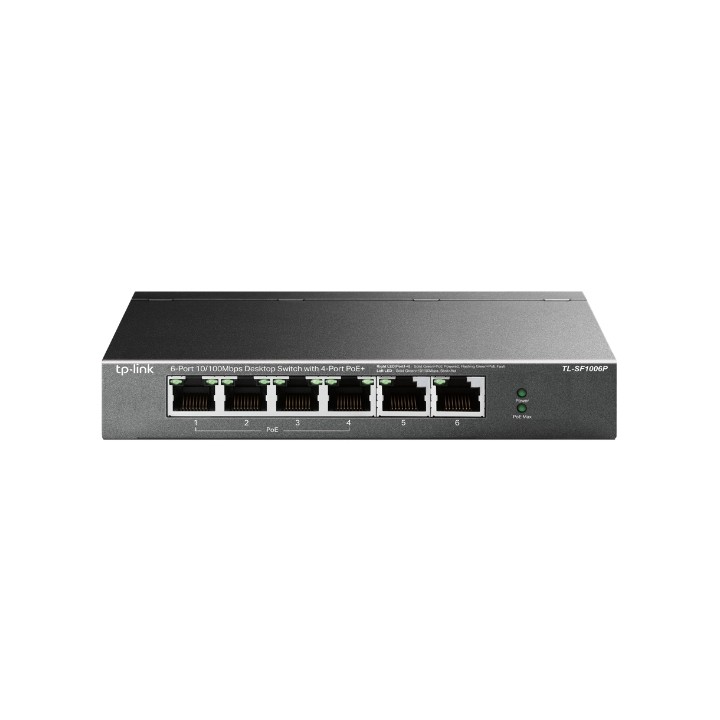 Switch 6 puertos tp - link tl - sf1006p 10
