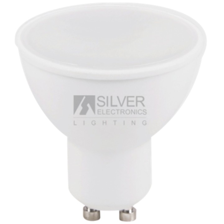 Bombilla led silver electronic eco multi - led dicroica 7w44w - gu10 - 3000k - 567 lm - 120º - luz calida - a+