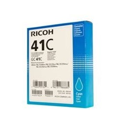 Cartucho gel ricoh gc - 41c cian (2500