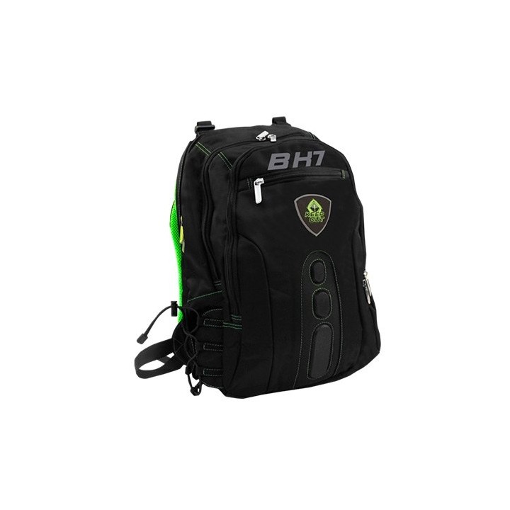 Mochila keep out bk7 gaming verde