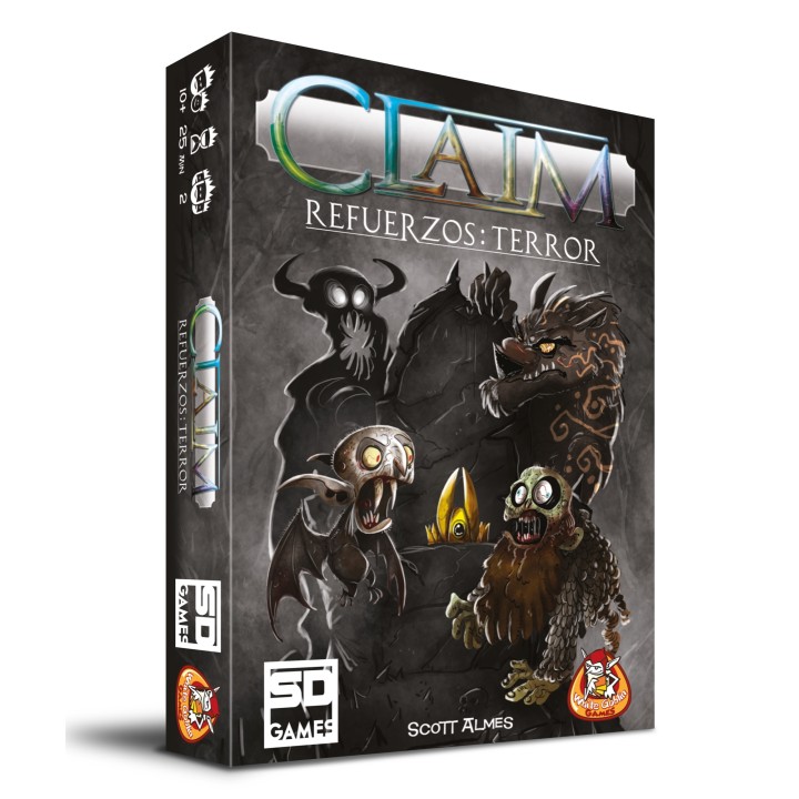 Juego mesa claim refuerzos: terror pegi