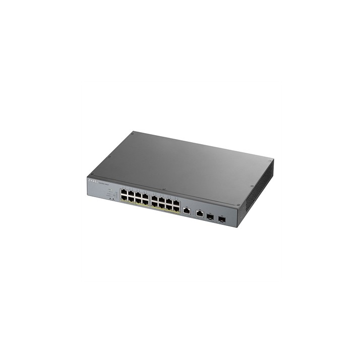 Switch 16 puertos zyxel gs1350 - 18hp - eu0101f 100