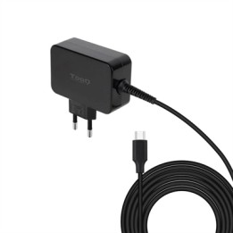 Cargador portatil tooq gan usb - c pd