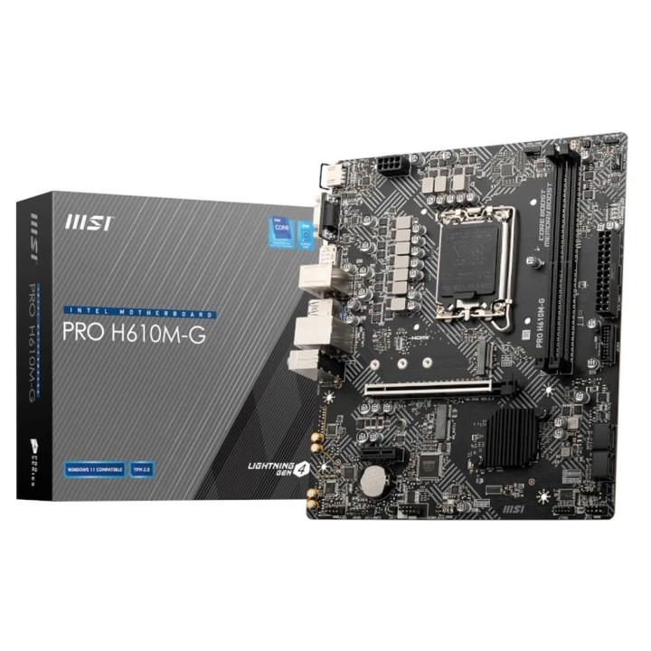Placa base msi 1700 h610m - g ddr5