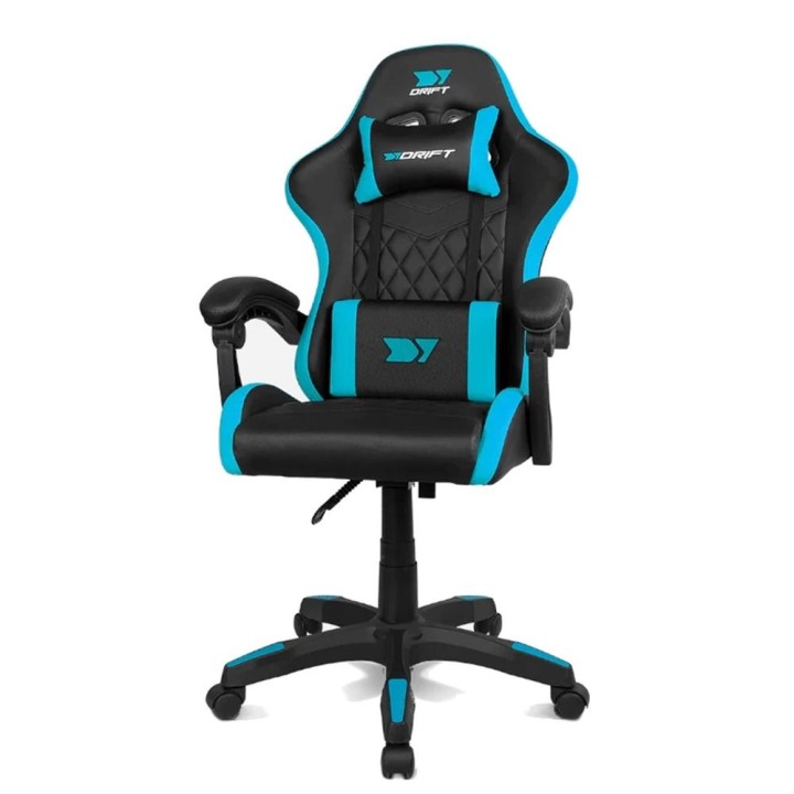 Silla gaming drift dr35 negra azul