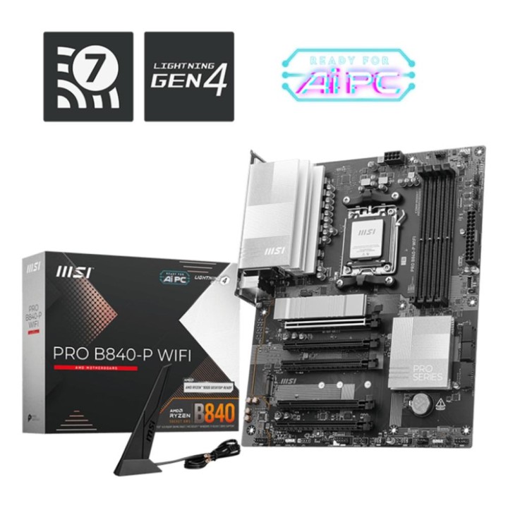 Placa base msi pro b840 - p am5