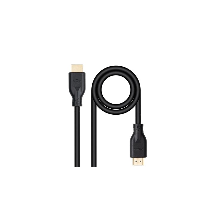 Cable hdmi v2 nanocable 1.m negro