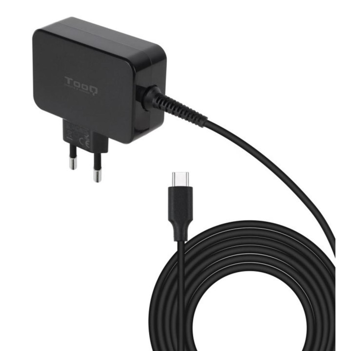 Cargador pared tooq tqlc - usbcgan45pd 45w usb