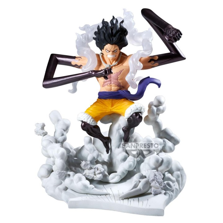 Figura banpresto one piece senkozekkei - monkey d.luffy