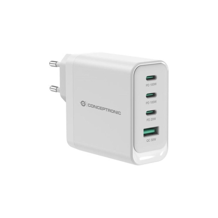 Cargador pared conceptronic althea22w100 100w 3x