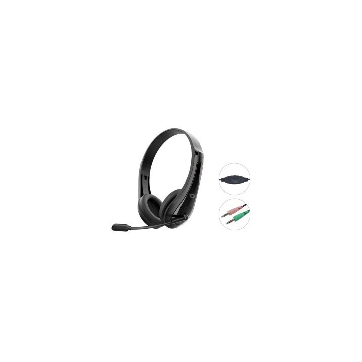 Auriculares conceptronic polona06b3t jack 3.5mm 1.8m