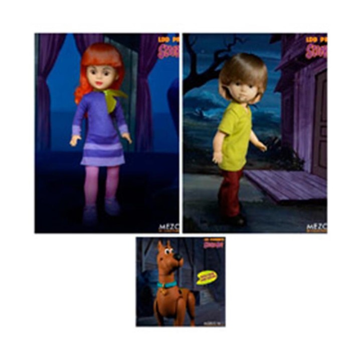 Set 6 figuras mezco toyz scooby - doo