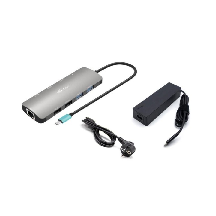 Docking station startech usb tipo c 8 en 1 + cargador 100w