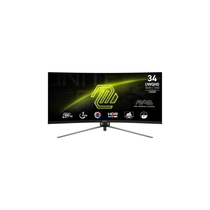 Monitor curvo gaming msi mag345cqrf e20 34 pulgadas uwqhd 200hz