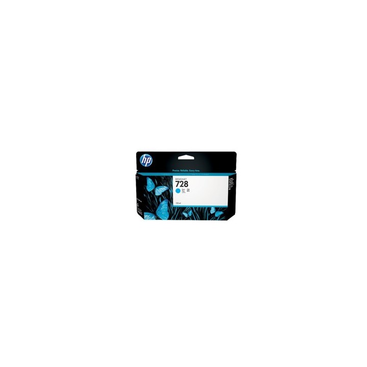 Cartucho tinta hp f9j67a cian nº728