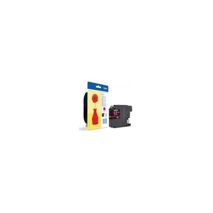 Cartucho tinta brother lc121mbp magenta 300 paginas mfc - j870dw - mfcj470dw - dcpj152w - dcpj132w - mfc - j4710dw - mfcj650dw
