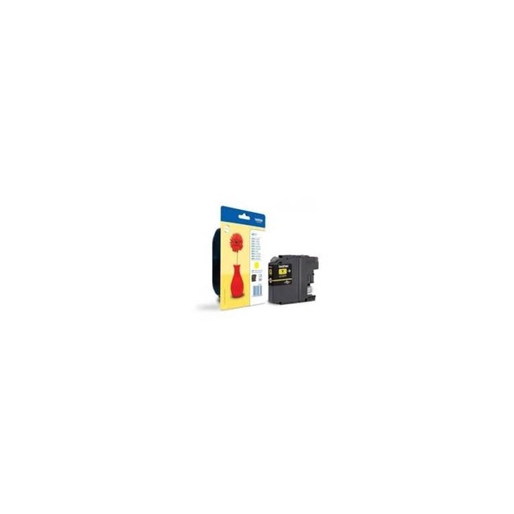 Cartucho tinta brother lc121ybp amarillo 300 paginas mfc - j870dw - mfcj470dw - dcpj152w - dcpj132w - mfc - j4710dw - mfcj650dw