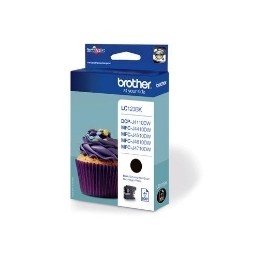 Cartucho tinta brother lc123bk negro 600
