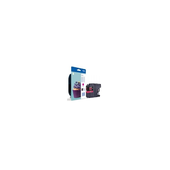 Cartucho tinta brother lc123m magenta 600