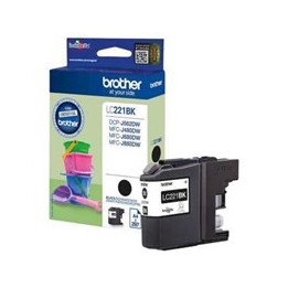 Cartucho tinta brother lc221bk negro 260 paginas dcpj562dw - mfcj480dw - mfcj680dw